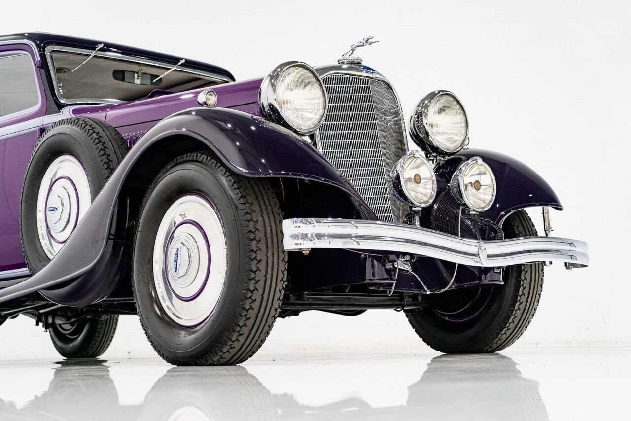 1933 Lincoln KB Victoria Coupe One Of 18 Built, And The Only Known Surviving **PRICE IN USD** Purple Montreal - photo #37