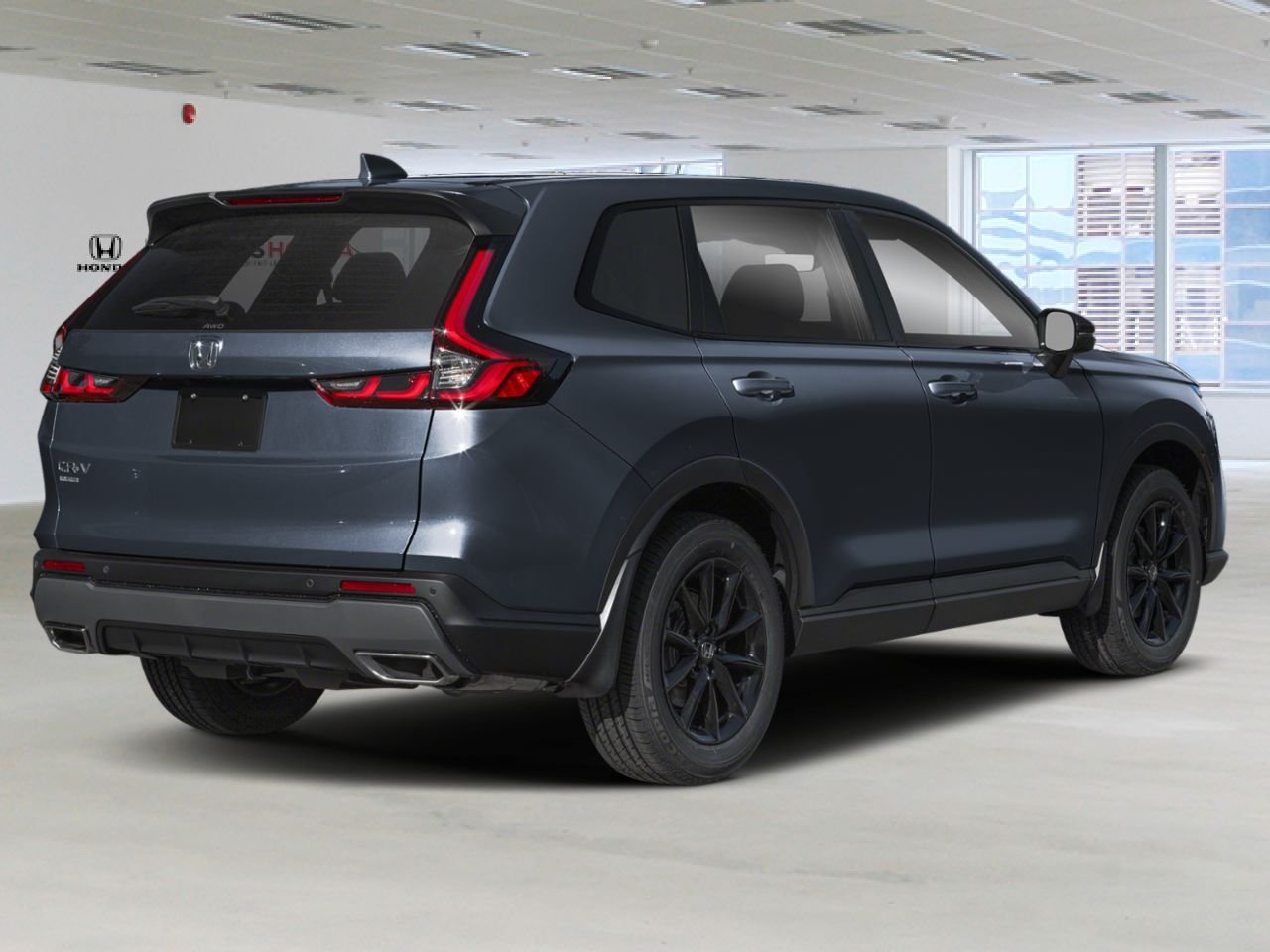 HONDA CR-V hybride EX-L Traction Intégrale 2026 Gris météorite métallisé Lévis - photo #2