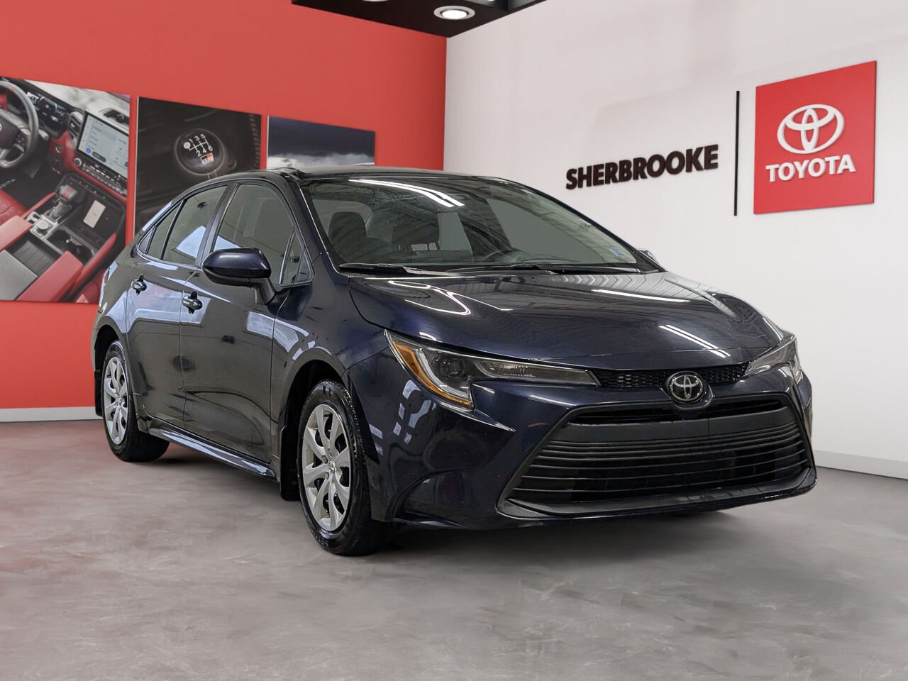 Toyota Corolla LE/SIÈGES CHAUFFANTS/CAMÉRA DE RECUL/BLUETOOTH/AC/ 2023 Bleu heliographique Sherbrooke - photo #1
