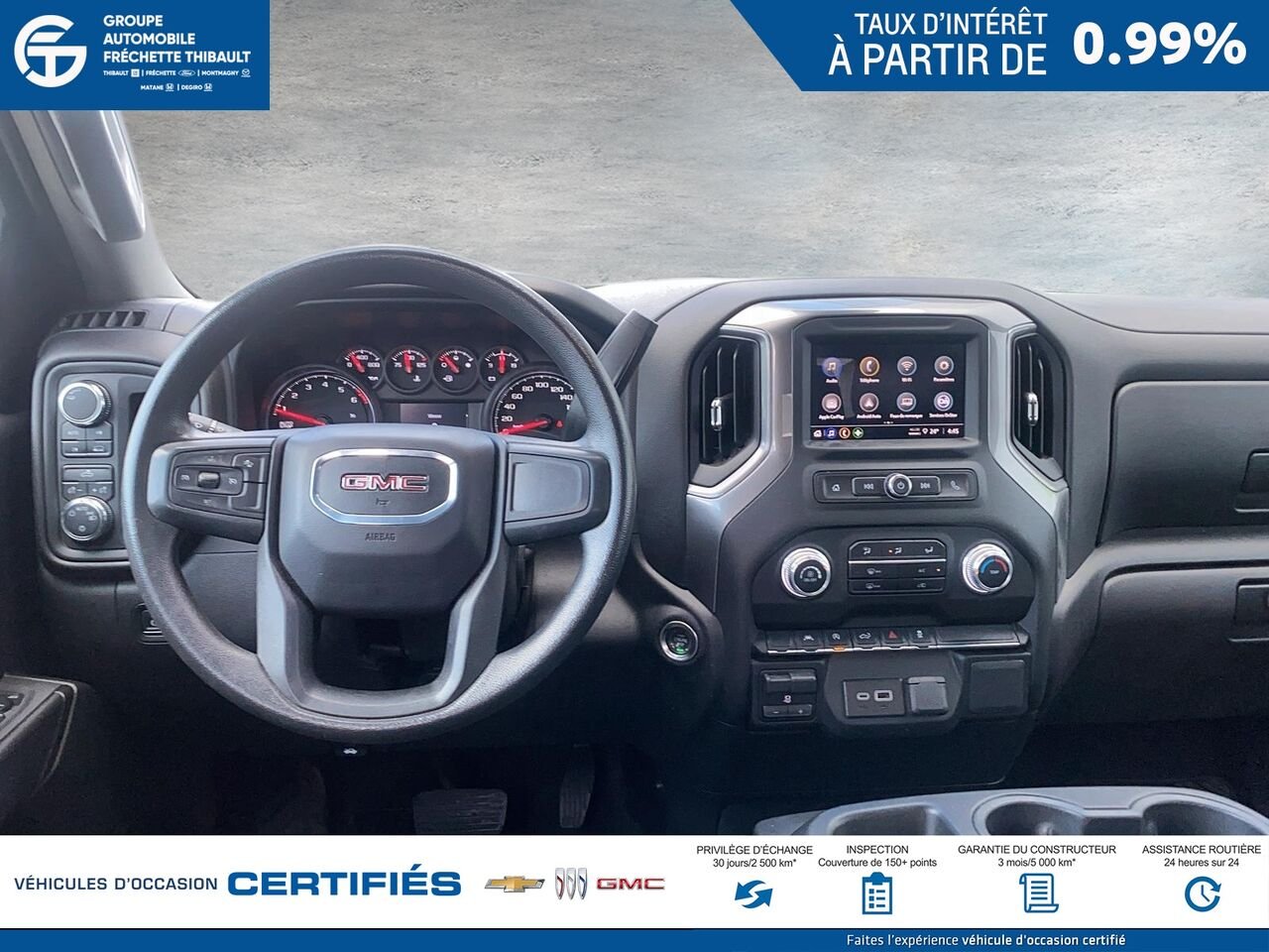 2024 GMC SIERRA 150 Pro cabine multiplace 4RM 157 po Grey Montmagny - photo #9