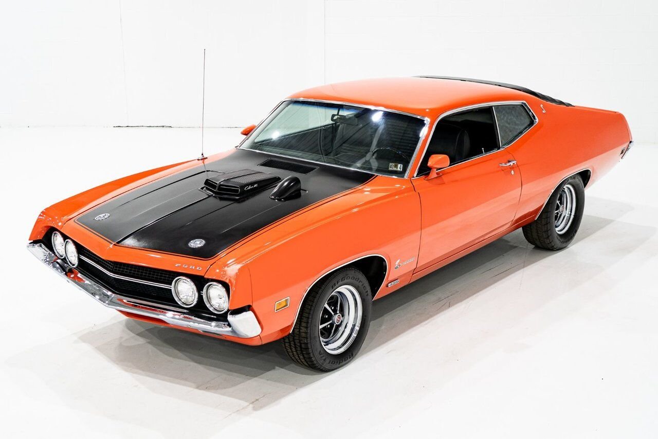 1970 Ford Torino Super Cobra Jet Matching# 429cu.in. DragPack **PRIX EN USD** Orange Montreal - photo #35