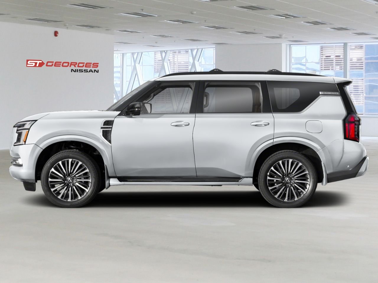 2026 NISSAN Armada Everest White Pearl Tricoat Saint-Georges - photo #1