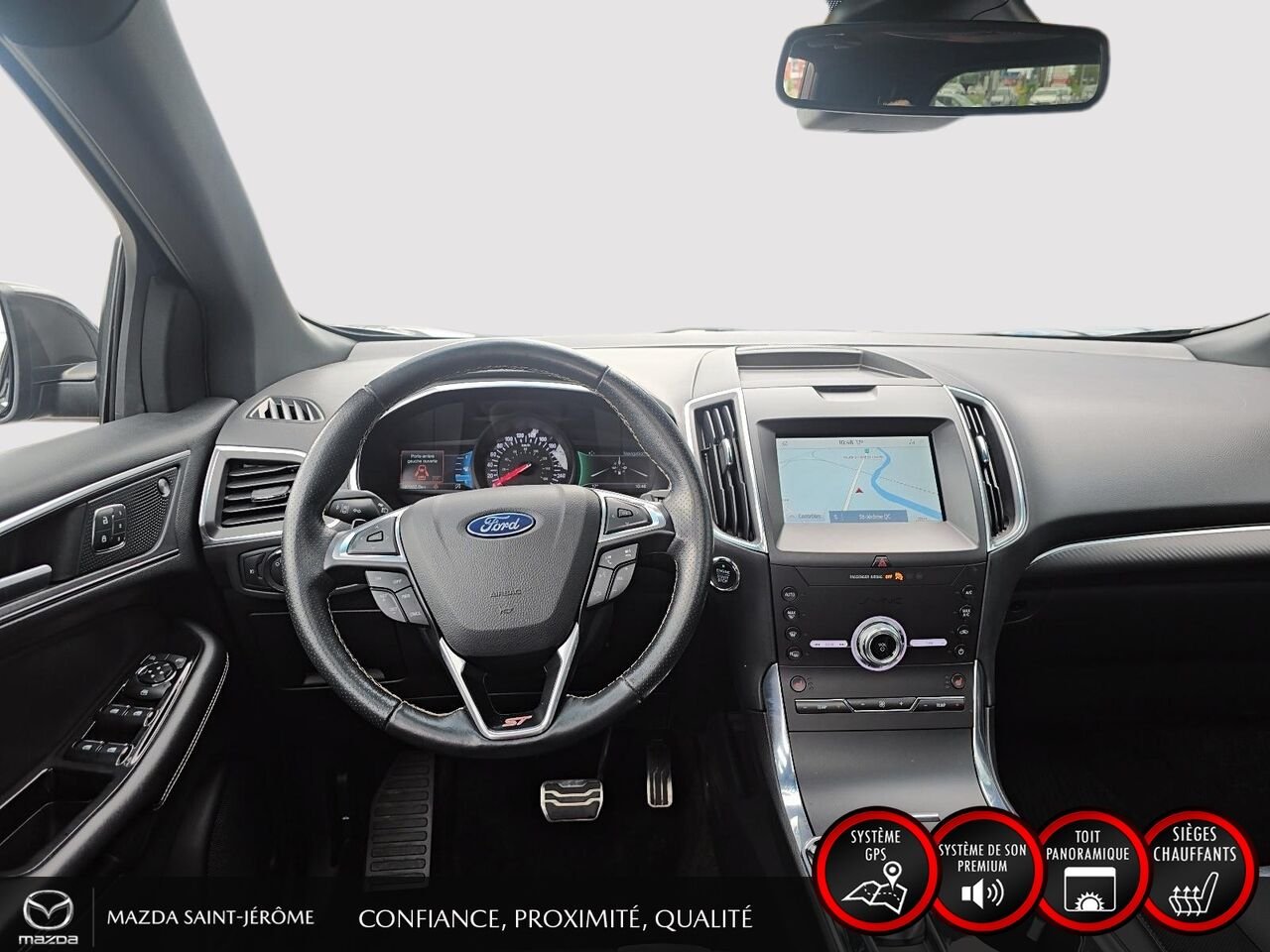2020 Ford Edge ST | TOIT PANO | AWD | CUIR | Grey Saint-Jérôme - photo #24