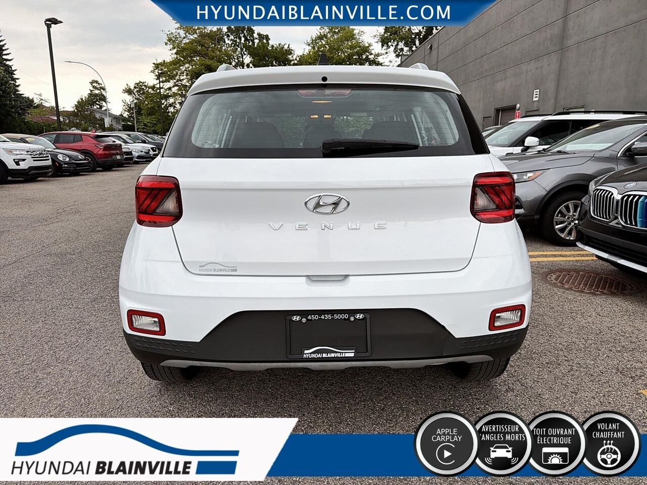 Hyundai Venue 2021 Blanc Blainville - photo #4