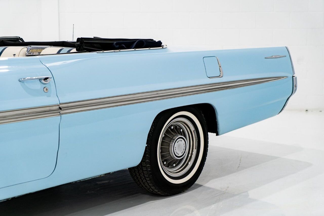 Pontiac Bonneville **PRIX EN USD**C8 Suffix 389cu.in. TriPower 4 Speed 1961 Bleu Montréal - photo #37