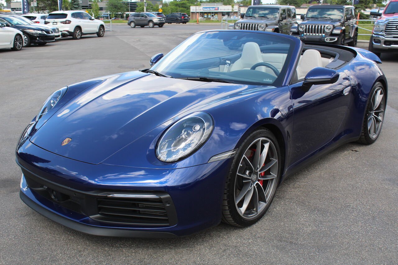 Porsche 911 VIN: WP0CB2A97NS244501 2022 Bleu Sainte-Rose - photo #1