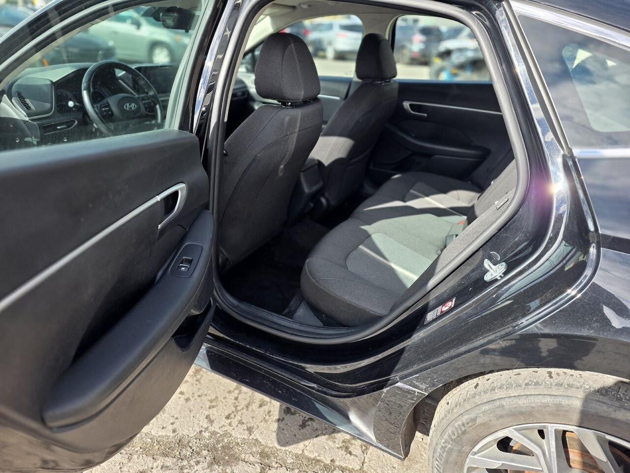 2021 Hyundai Sonata Black  - photo #8