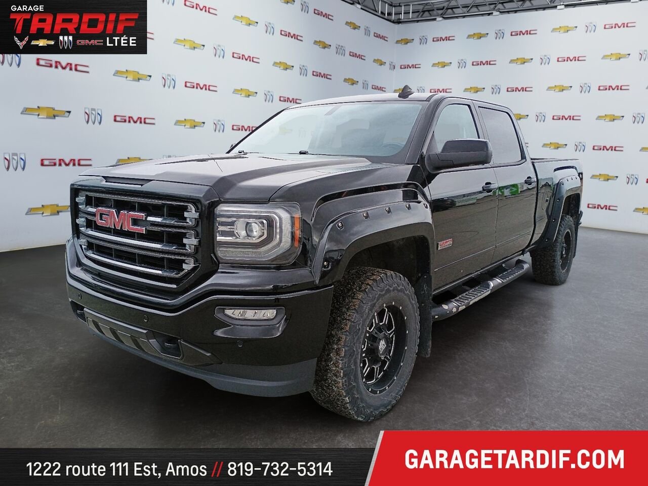 2018 GMC Sierra 1500 SLT cabine multiplace 4RM, 153,0 po Black Amos - photo #0