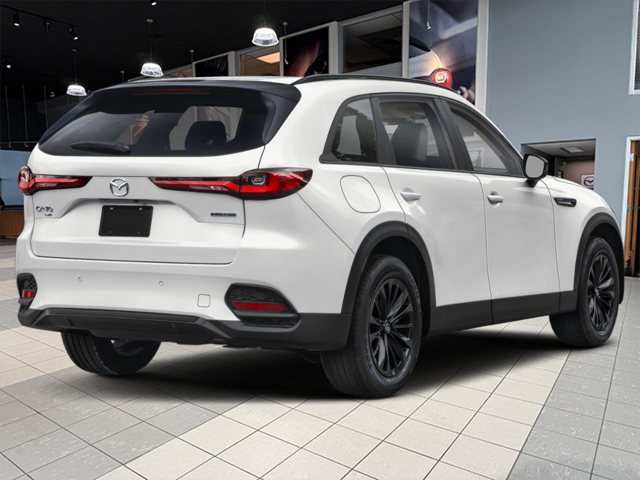 MAZDA CX-70 hybride rechargeable 2026 Blanc rhodium métallisé Notre-Dame-des-Prairies - photo #2