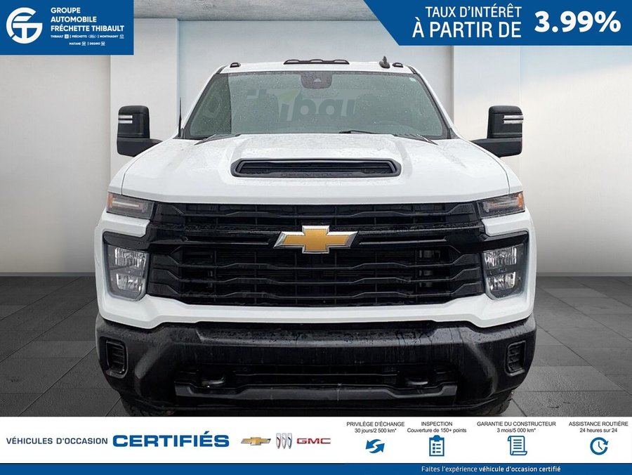 Chevrolet Silverado 2500HD WT cabine multiplace 4RM 172 po 2024 Blanc
