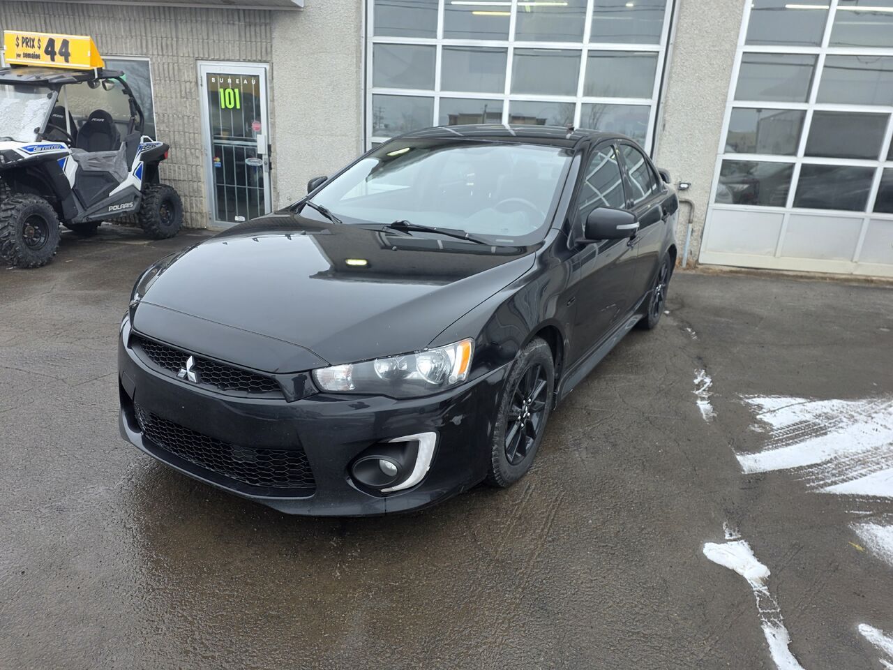 Black 2017 Mitsubishi Lancer Sedan Automatic