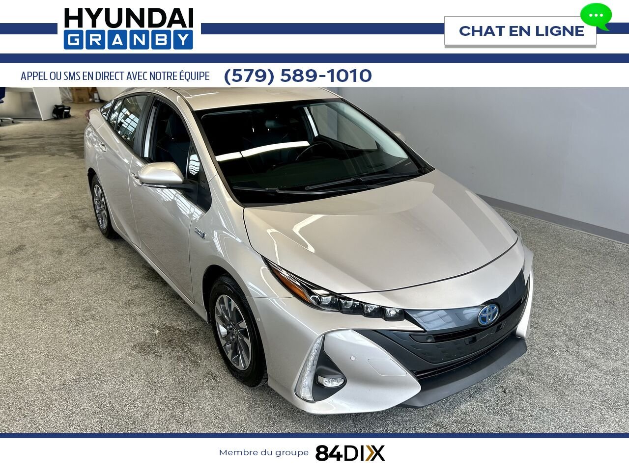 TOYOTA Prius Prime 2021 Gris Granby - photo #1