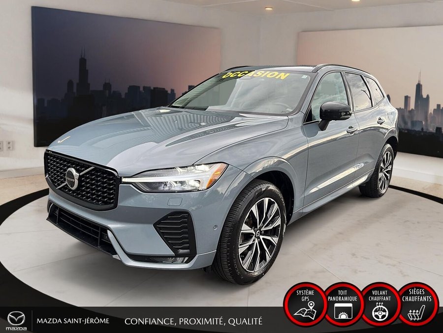 Volvo XC60 B5 PLUS DARK THEME | AWD | CAMÉRA 360 | TOIT PANO | 2024 Gris