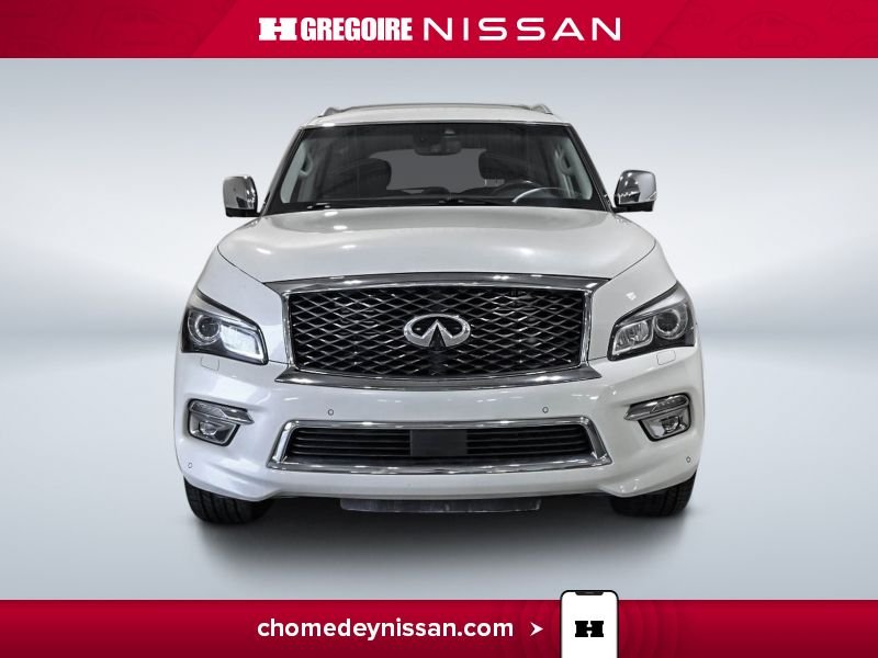 Infiniti QX80 CS6950 | Cuir * Toit * GPS * 7 Places 2017 Blanc Laval - photo #1