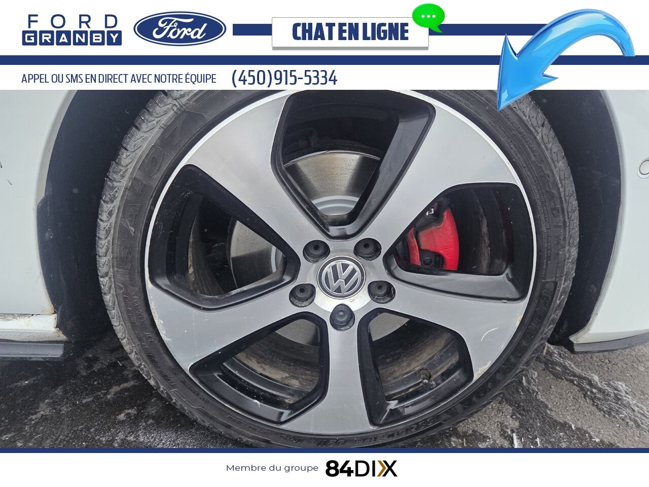 Volkswagen Golf GTI 2016 Blanc Granby - photo #22