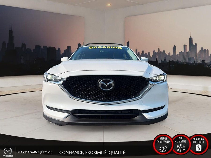Mazda CX-5 GT | TOIT OUVRANT | CUIR | NAVIGATION | AWD | 2021 Blanc