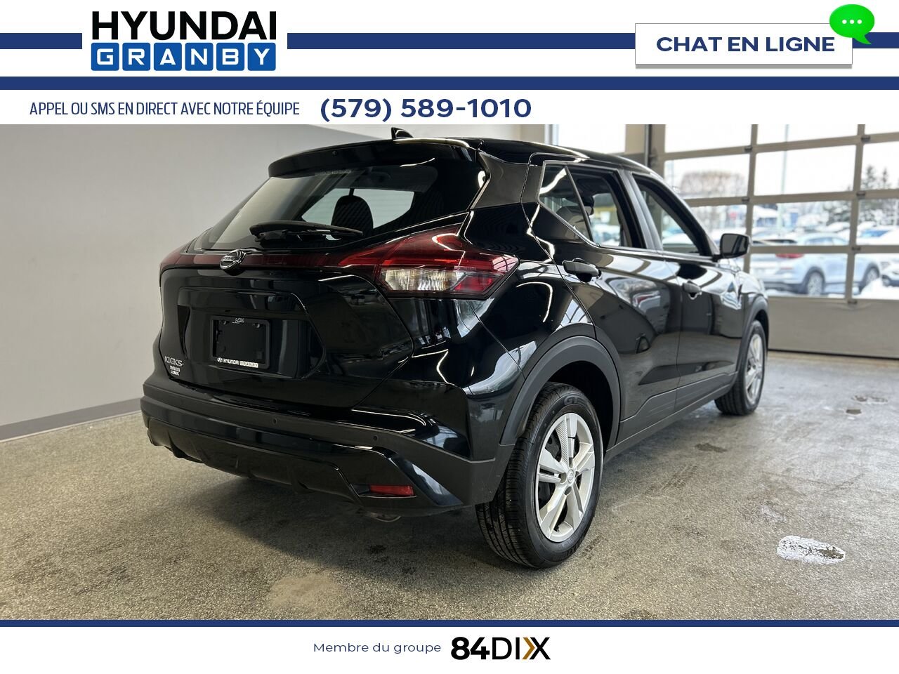 2021 Nissan Kicks Black Granby - photo #6
