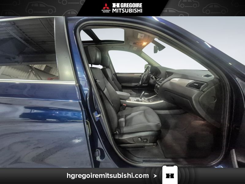 BMW X3 MA4483 | xDrive28i *AWD* Cuir * Mags * Toit * Caméra 2014 Bleu Laval - photo #16
