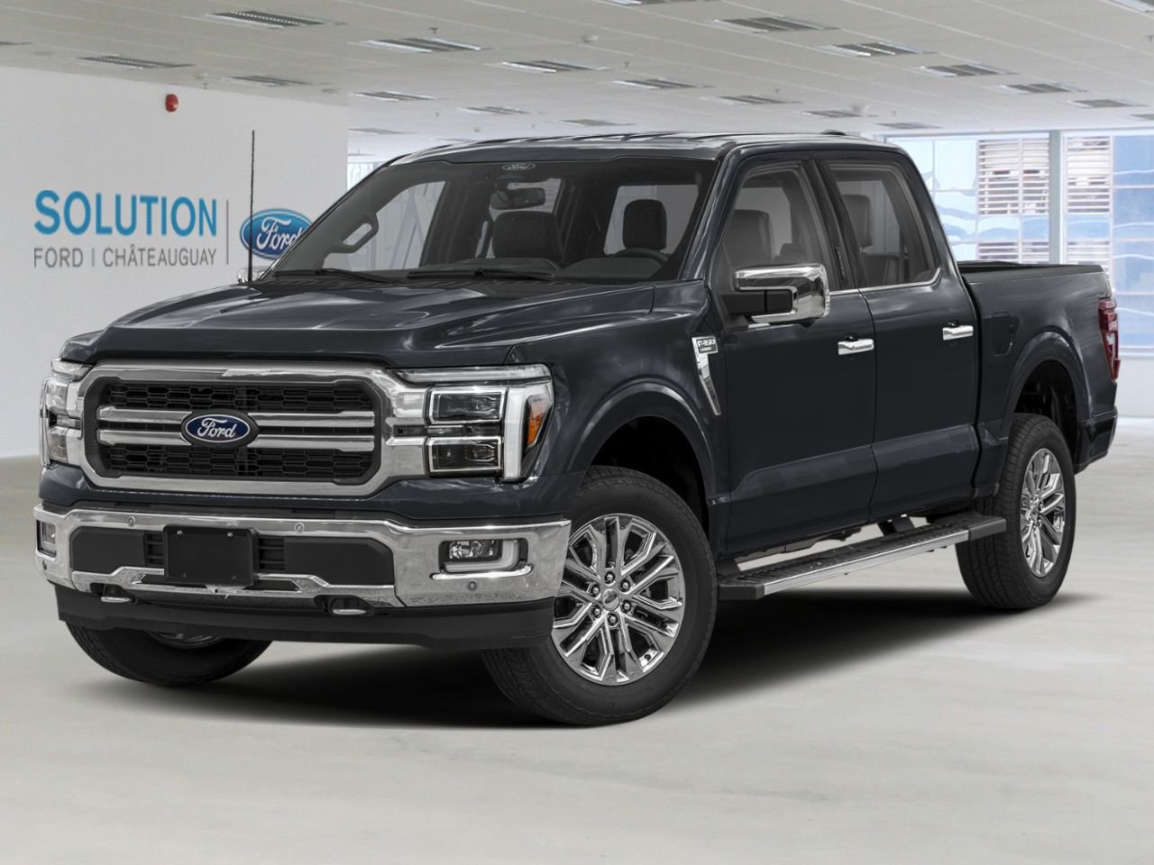 Ford F-150 LARIAT CABINE SUPERCREW 4RM CAISSE DE 6,5 PI 2025 Noir agate métallisé Châteauguay - photo #0