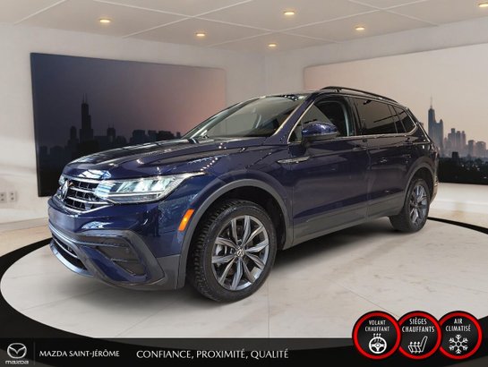 Volkswagen Tiguan CUIR | TOIT PANORAMIQUE | MAGS | AWD | 2022 Bleu