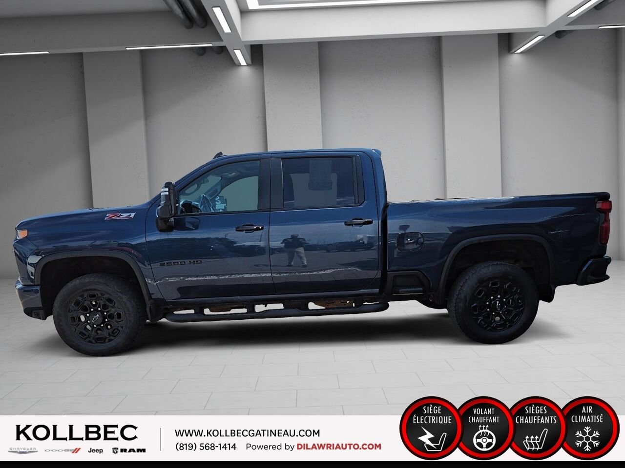 CHEVROLET SILVERADO 2500HD LT Z71 CrewCab 4x4 2023 Bleu Ottawa & Gatineau - photo #19