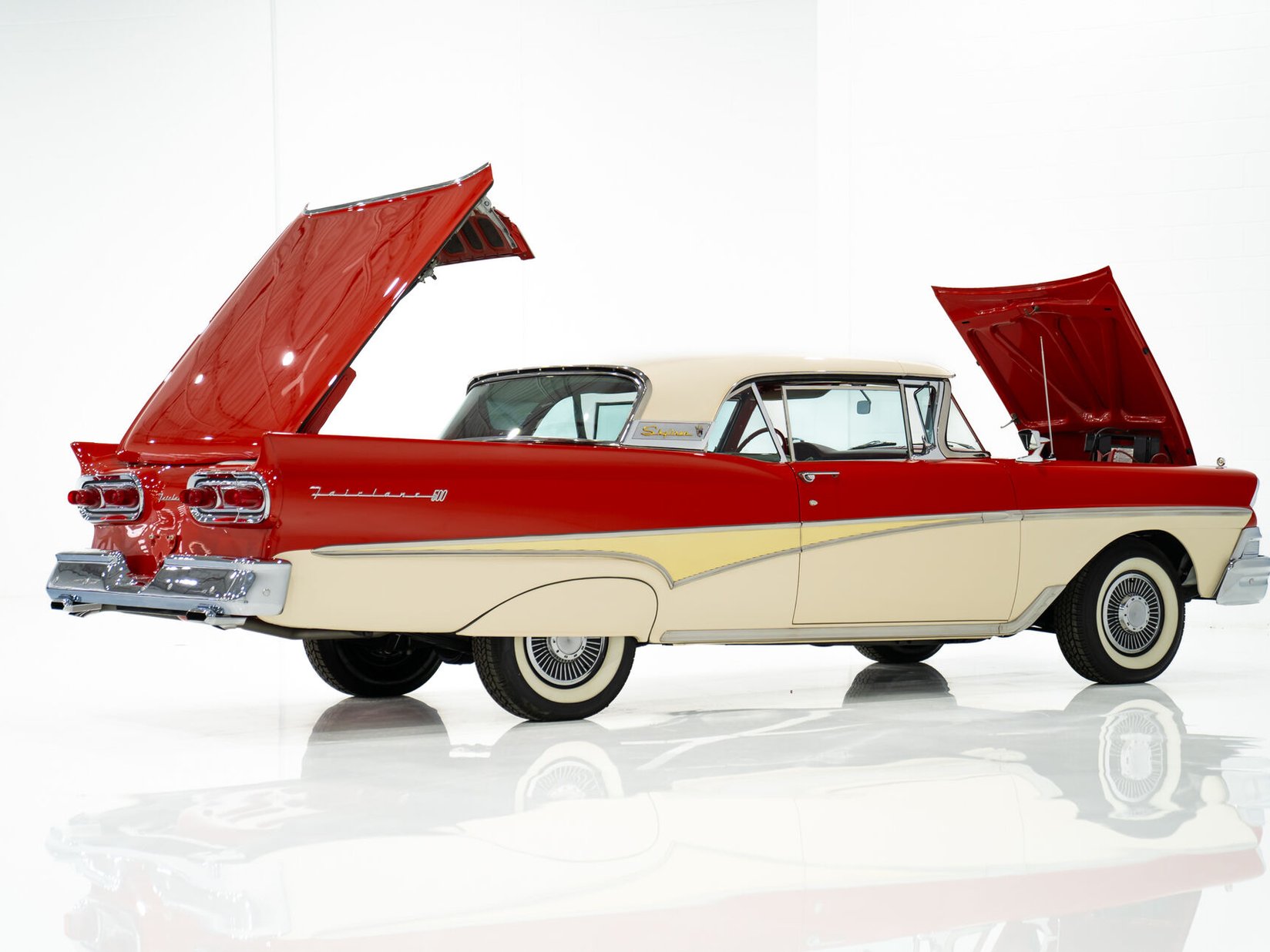 1958 Ford Fairlane 500 Skyliner Interceptor de police 352 CID Entièrement restaurée **PRIX EN USD** Montreal - photo #29