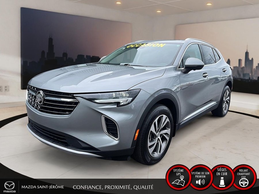 Buick Envision Essence | TOIT PANORAMIQUE | CUIR | AWD 2023 Gris