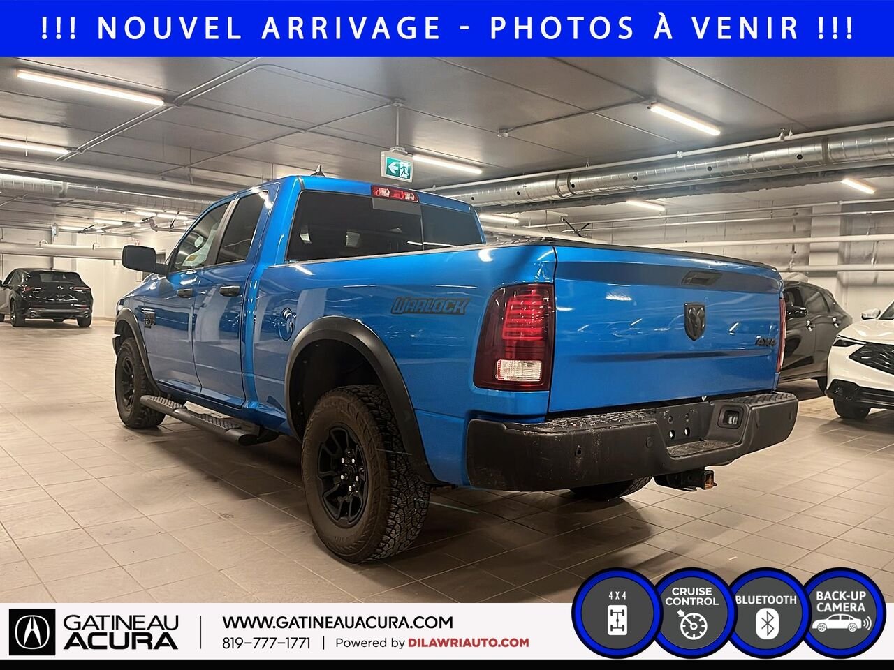 2021 Ram 1500 Classic Warlock Quad Cab 4x4 Blue Ottawa & Gatineau - photo #6