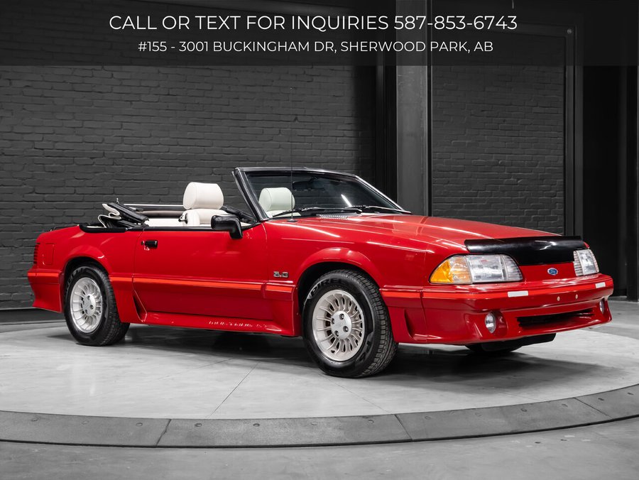 1988 Ford Mustang 1988 Red