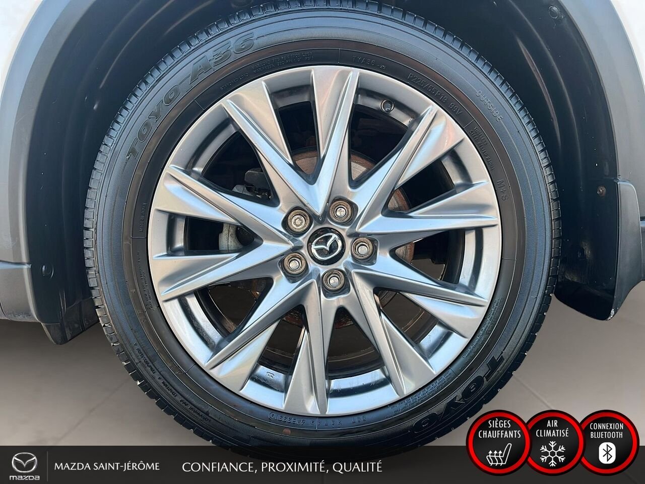 2021 Mazda CX-5 GT | TOIT OUVRANT | CUIR | NAVIGATION | AWD | White Saint-Jérôme - photo #11