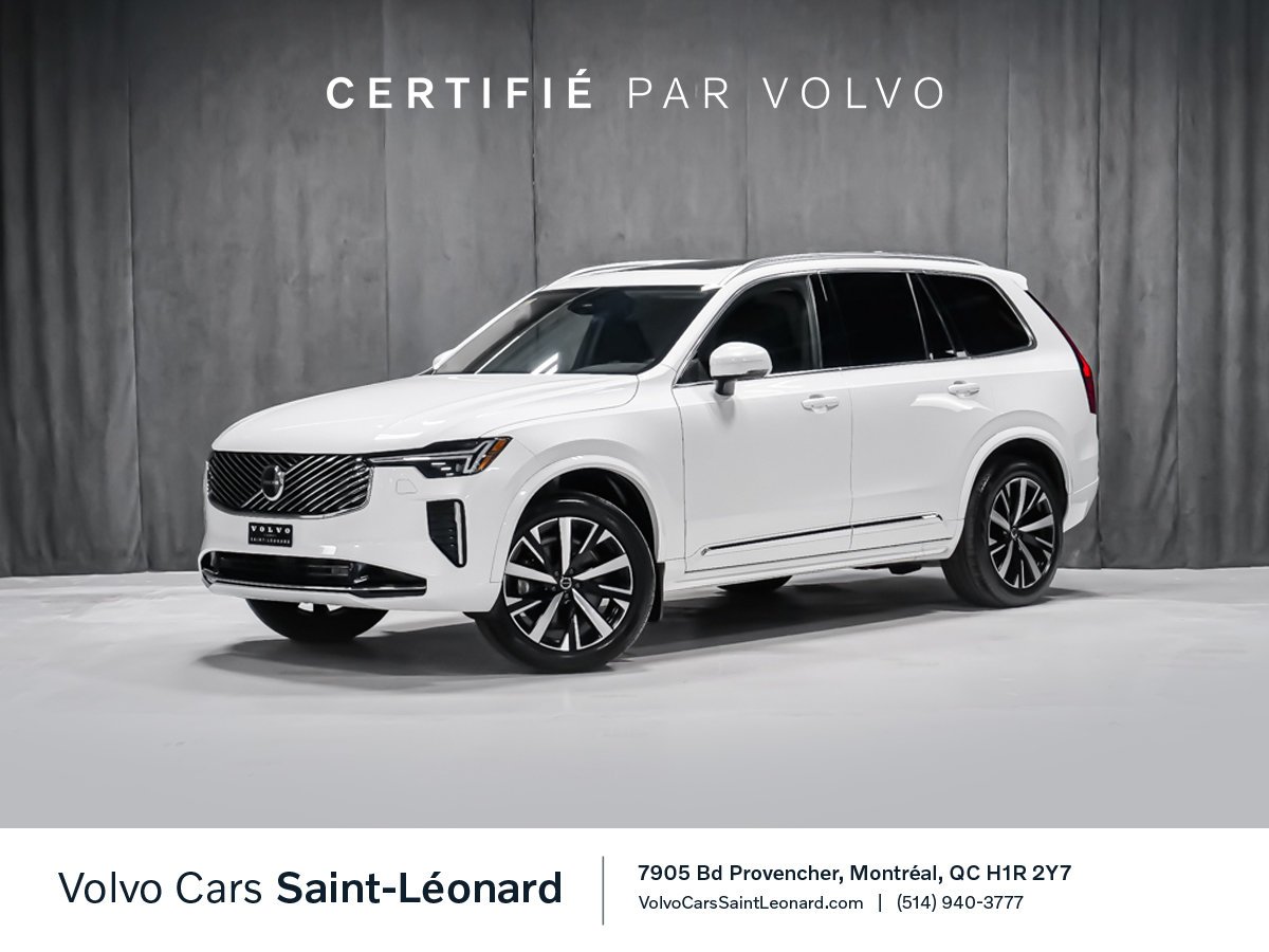 2026 Volvo XC90 B6 CORE BRIGHT White Montreal - photo #0