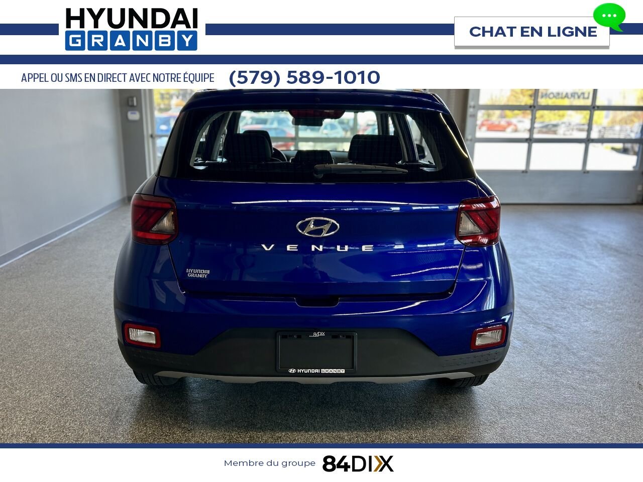 2024 Hyundai Venue Blue Granby - photo #5