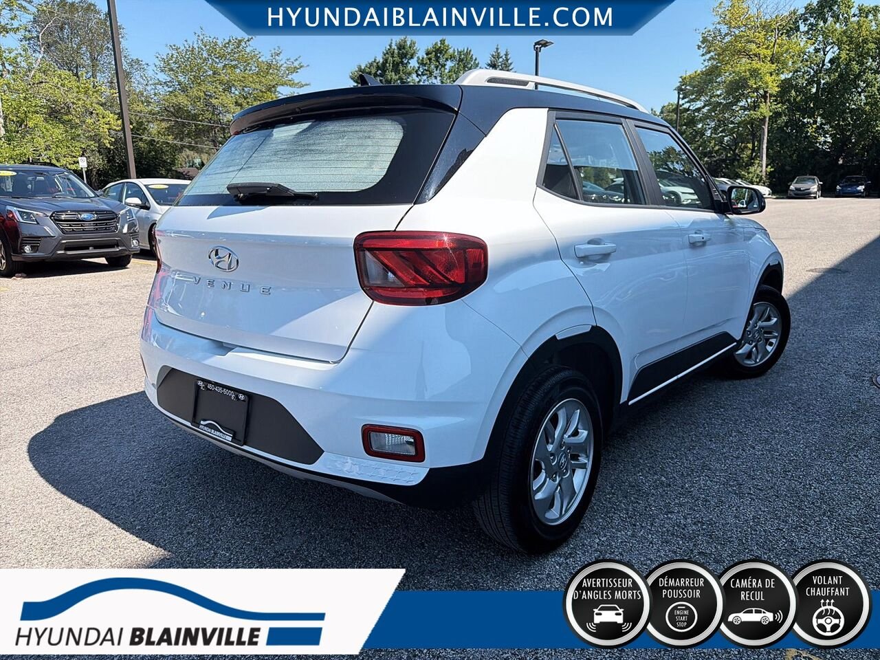 Hyundai Venue 2022 Blanc Blainville - photo #3