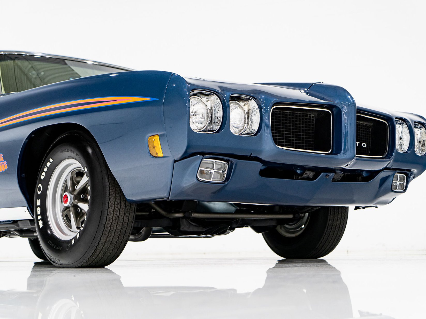 1970 Pontiac GTO The Judge Matching# Ram Air III 4-speed **PRIX EN USD** Blue Montreal - photo #34