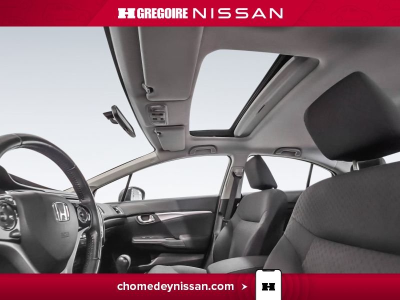 2015 Honda Civic Grey Saint-Eustache - photo #16