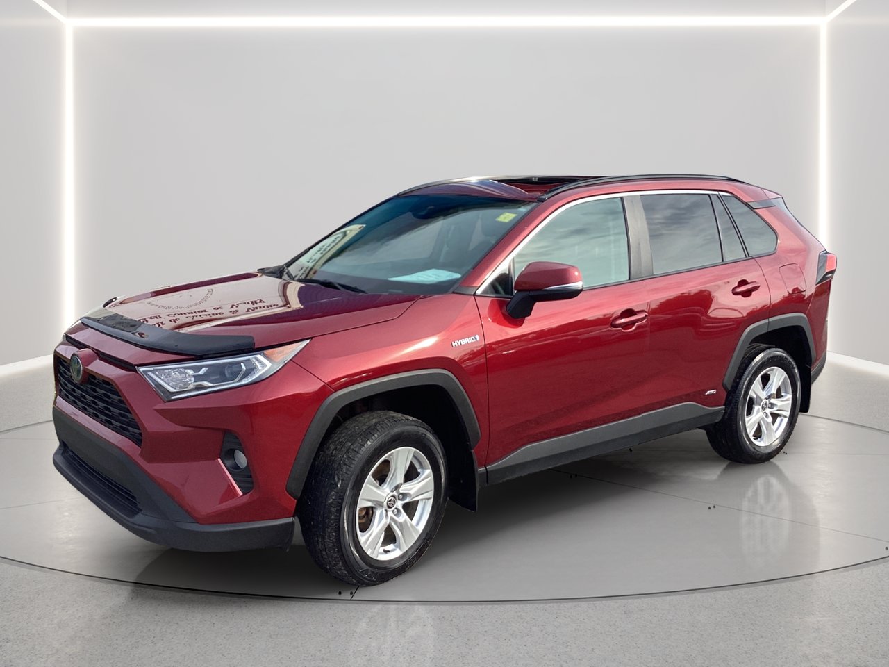 Toyota RAV4 hybride XLE TI 2021 Rouge Gatineau - photo #0