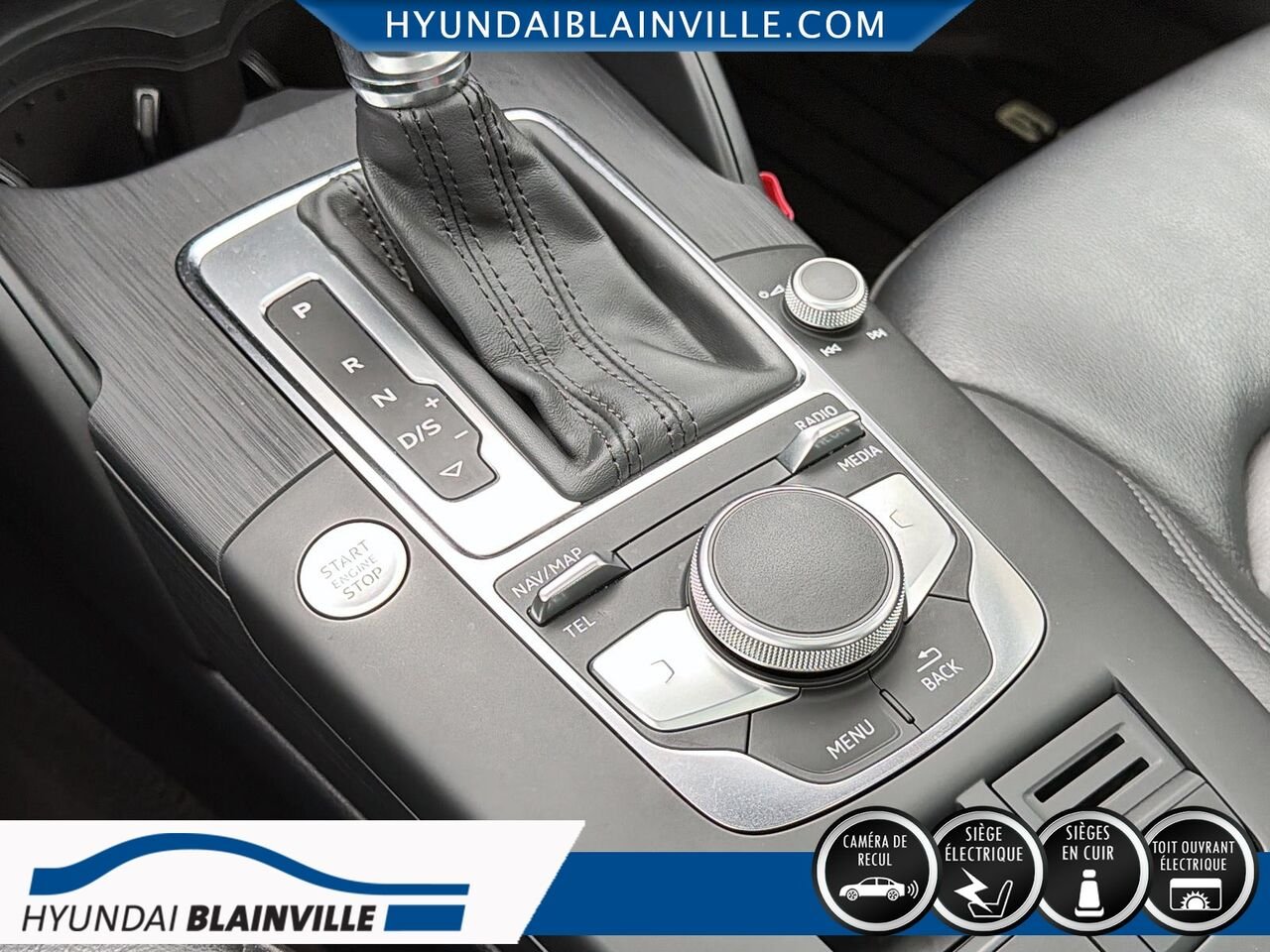 Audi A3 berline 2019 Bleu Blainville - photo #15