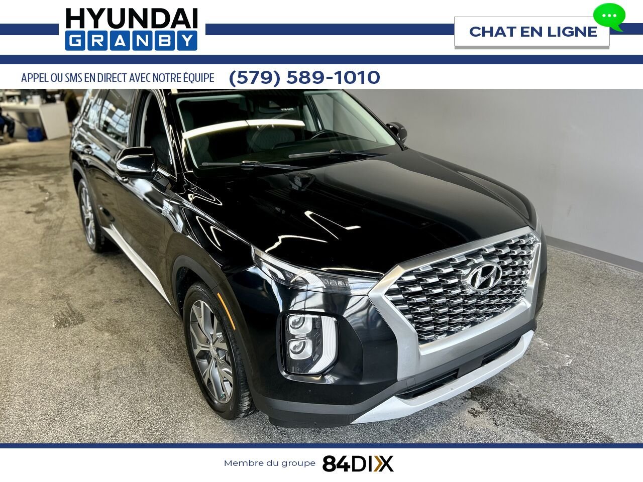 2020 Hyundai Palisade Black Granby - photo #1