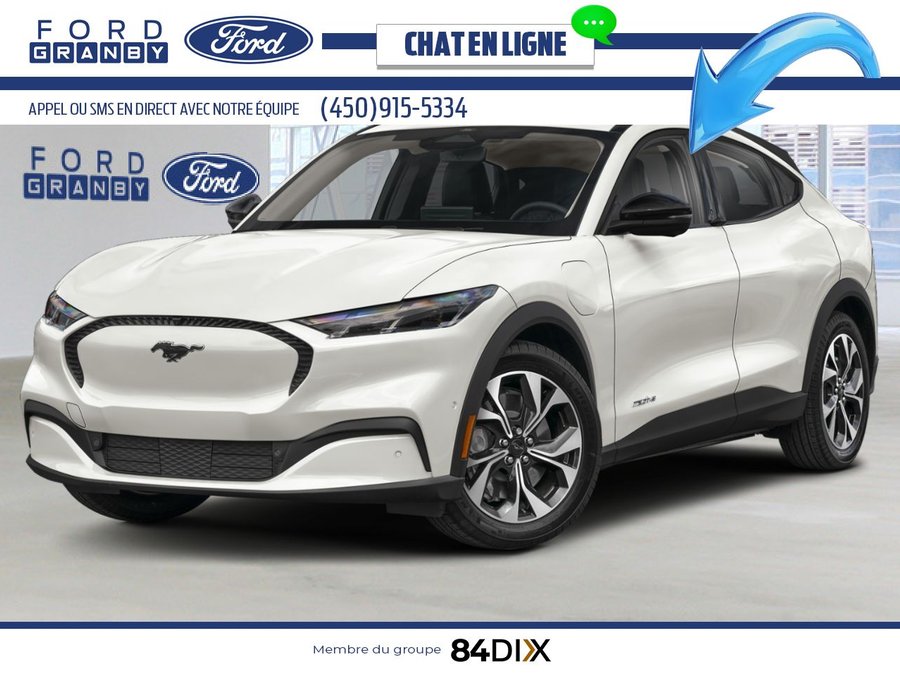 Ford Mustang Mach-E Sélect TI 2025 Blanc astral métallisé trois couches