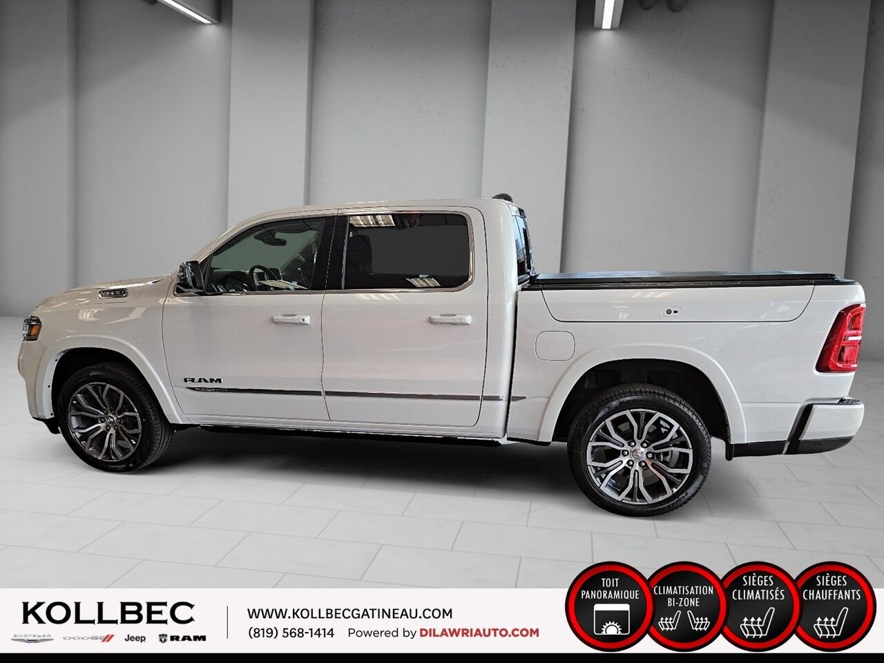 RAM 1500 Tungsten cabine d'équipe 4x4 caisse de 5 pi 7 po 2026 Triple couche nacrée ivoire Ottawa & Gatineau - photo #19