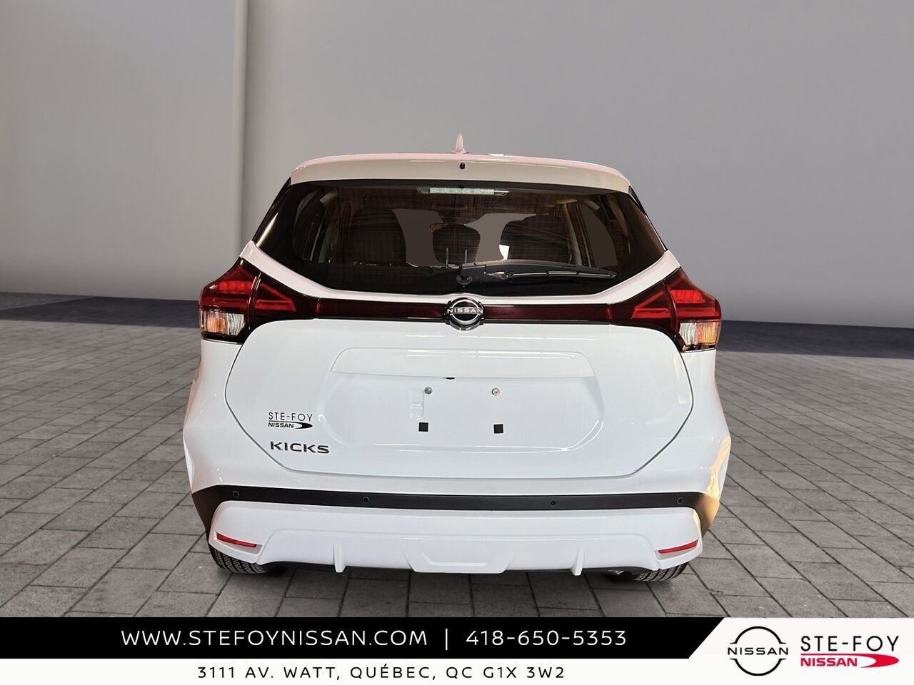 Nissan Kicks S 2024 Blanc Ste-Foy - photo #2