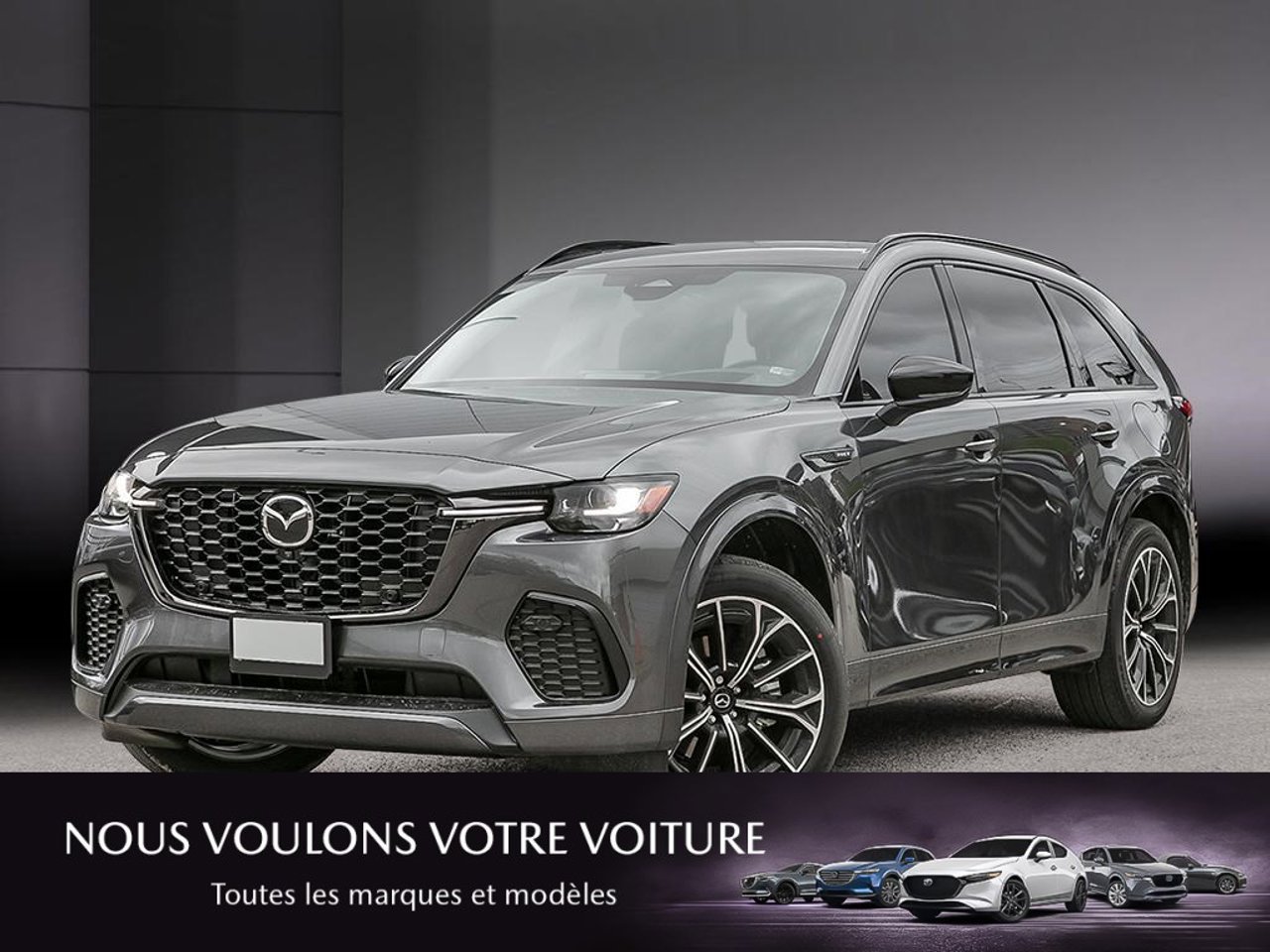 2026 Mazda CX-70 PHEV JM3KJDHA8T1206358 Machine Grey Metallic Mirabel - photo #0
