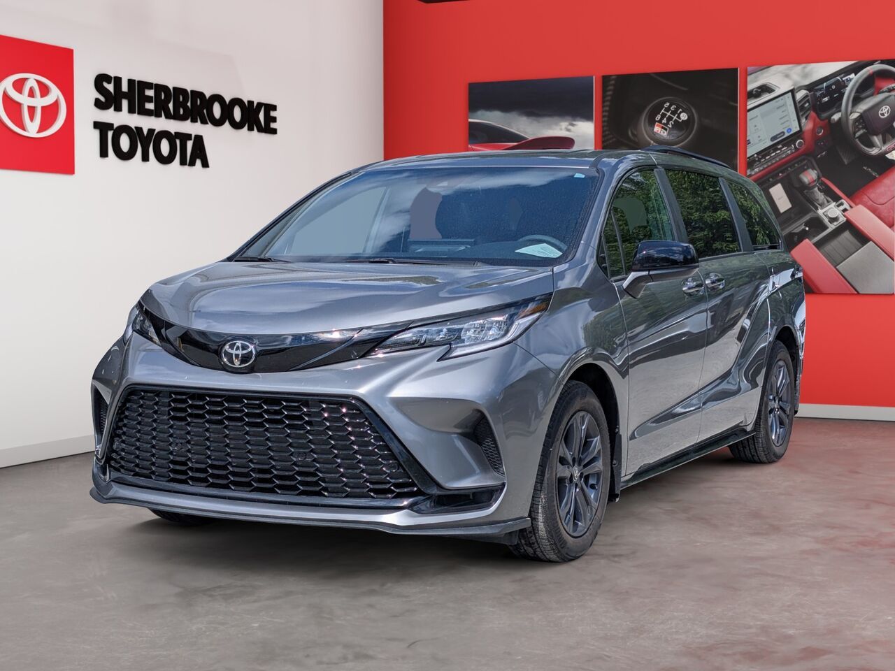 Gray 2026 Toyota Sienna Minivan All-Wheel Drive Automatic