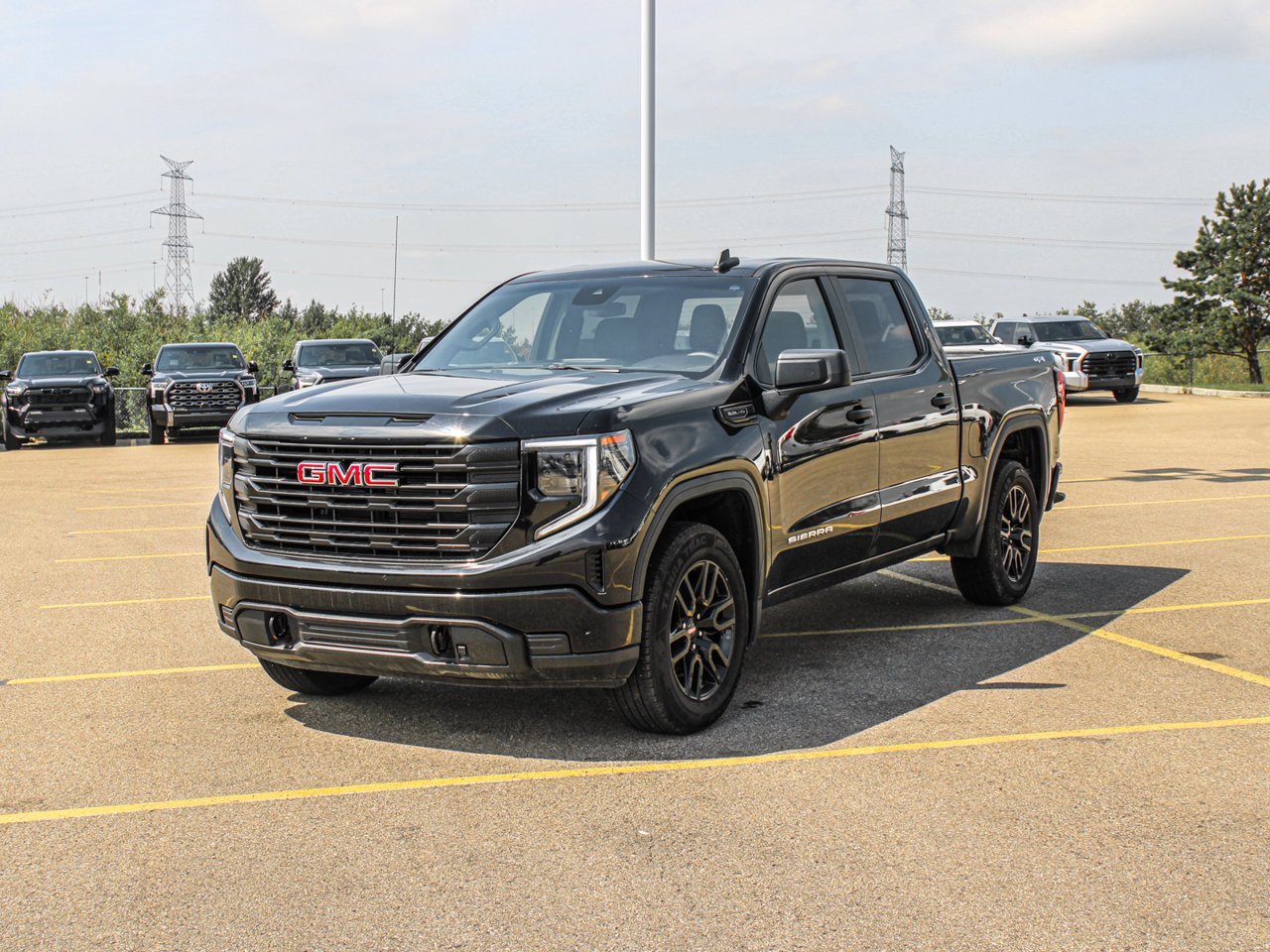 2024 GMC Sierra 1500 4WD Crew Cab 147 Pro Black Sherwood Park - photo #3