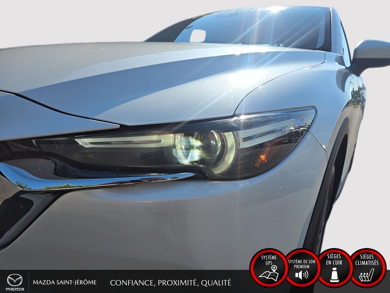 2019 Mazda CX-5 GT | TOIT OUVRANT | CUIR | AWD | White Saint-Jérôme - photo #1