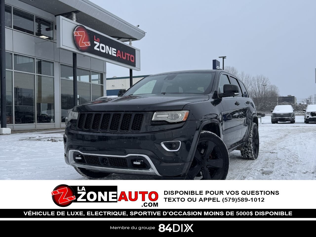 2014 Jeep Grand Cherokee Overland Black Granby - photo #0