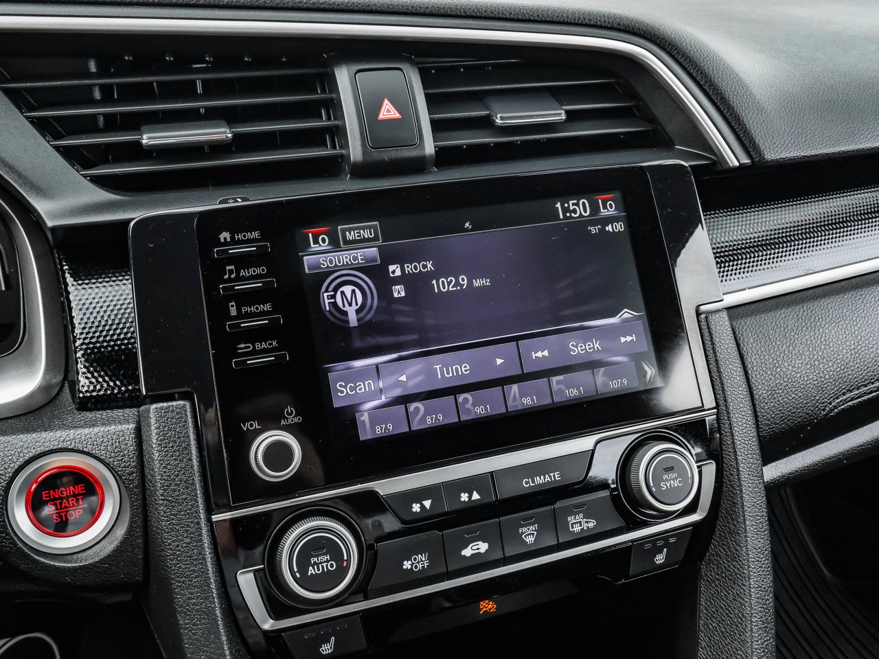 2021 Honda Civic Sedan Sport CVT Black Sherwood Park - photo #26