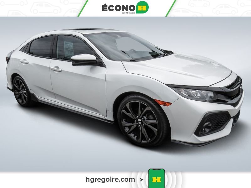2019 Honda Civic White Laval - photo #0