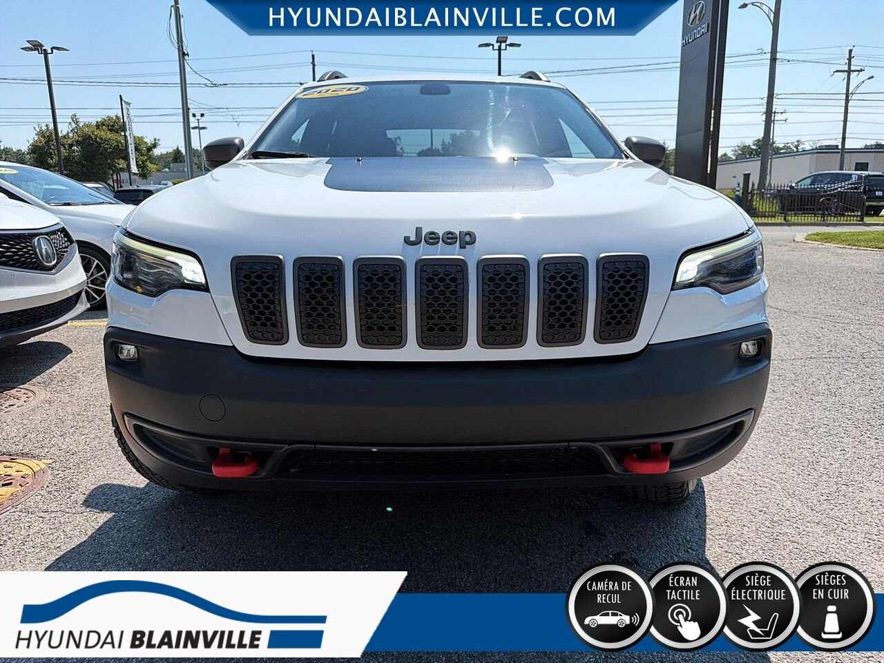 2020 Jeep Cherokee White Blainville - photo #1