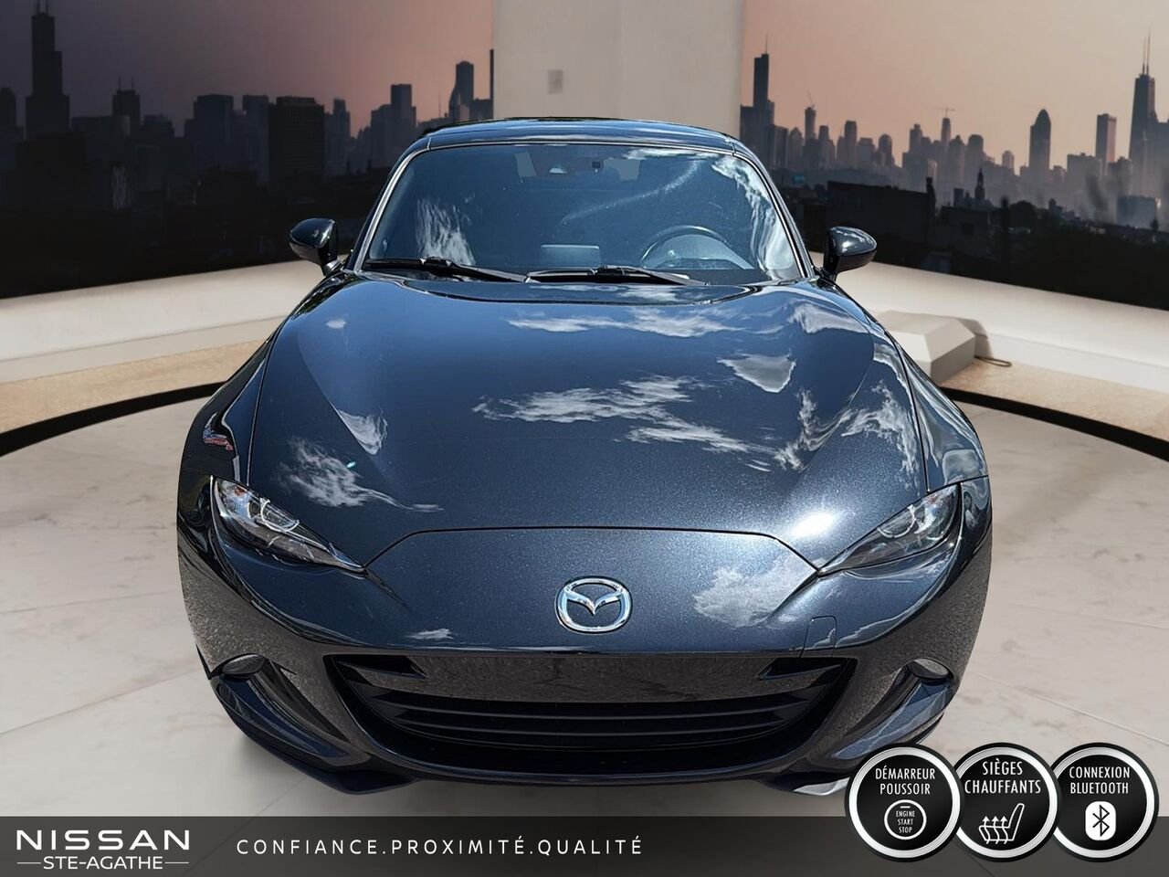 Mazda MX-5 RF GS-P | TOIT RIGIDE ESCAMOTABLE | MANUELLE 6 VITESSES | PROPULSION 2022 Noir Saint-Jérôme - photo #1
